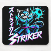 Cyberpunk Samurai Striker Gaming voor E-sport Muismat (Voorkant)