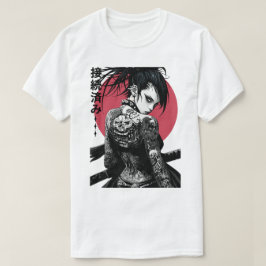 Cyberpunk Samurai Vaporwave  T-shirt