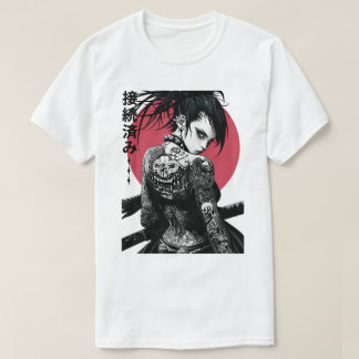 Cyberpunk Samurai Vaporwave T-shirt