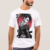 Cyberpunk Samurai Vaporwave  T-shirt (Voorkant)