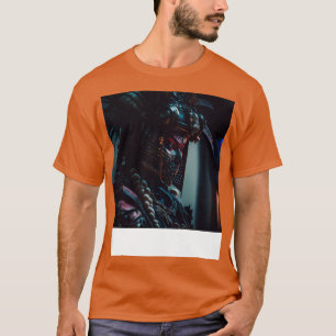 Cyberpunk Samurai Warrior A I Generated Art Artifi T-shirt