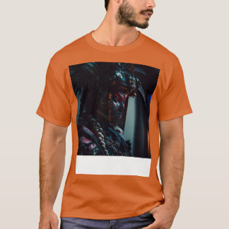 Cyberpunk Samurai Warrior A I Generated Art Artifi T-shirt