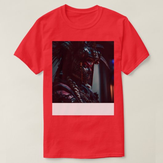 Cyberpunk Samurai Warrior A I Generated Art Artifi T-shirt (Design voorkant)