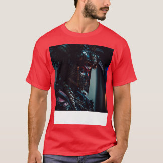 Cyberpunk Samurai Warrior A I Generated Art Artifi T-shirt