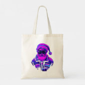 Cyberpunk Santa Claus Tote Bag (Achterkant)