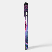 Cyberpunk schedel Case-Mate iPhone case (Achterkant / Links)