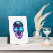Cyberpunk Schedel Koning Fotoplaat (Zijkant)