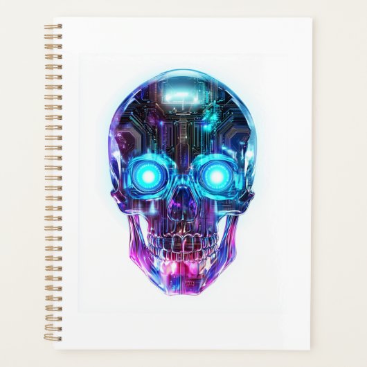 Cyberpunk Schedel Koning Planner (Voorkant)