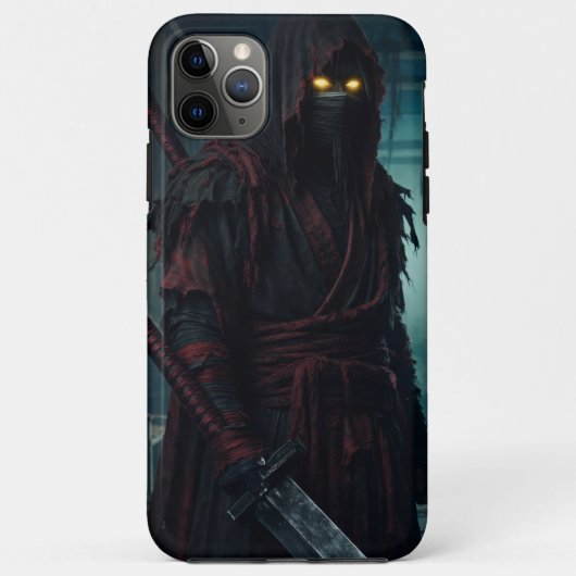 Cyberpunk Shadow Ninja Anime Stijl Hoestelcase Case-Mate iPhone Case (Achterkant)