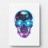 Cyberpunk Skull King Fotoplaat (voorkant)