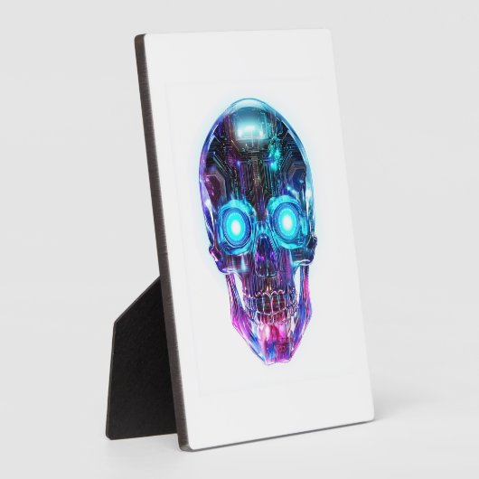 Cyberpunk Skull King Fotoplaat (Zijkant)