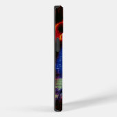 Cyberpunk Sparrow in Neon CityScape Case-Mate iPhone Case (Achterkant / Rechts)