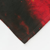 Cyberpunk Sparrow in Neon CityScape Fleece Deken (Hoek)