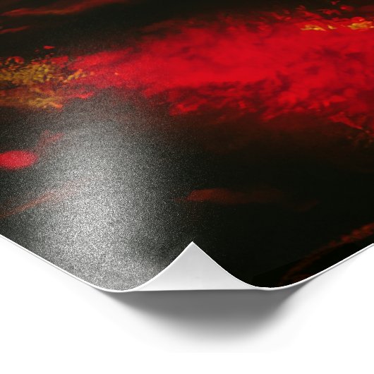 Cyberpunk Sparrow in Neon CityScape Foto Afdruk (Hoek)