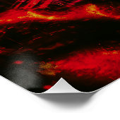 Cyberpunk Sparrow in Neon CityScape Perfect Poster (Hoek)