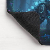 Cyberpunk Stegosaurus Gaming Muismat (Hoek)
