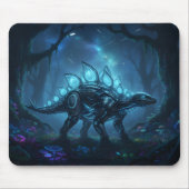 Cyberpunk Stegosaurus Gaming Muismat (Voorkant)