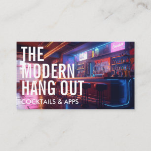 Cyberpunk-stijlbalk   Groot lettertype Visitekaartje