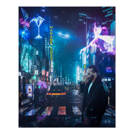 Cyberpunk Street Chronicles Perfect Poster (Voorkant)