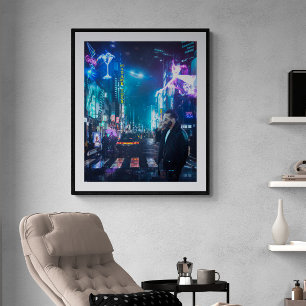 Cyberpunk Street Chronicles Perfect Poster