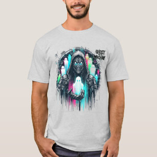 🤖Cyberpunk Streetwear Gamer Ghost In The Machine T-shirt
