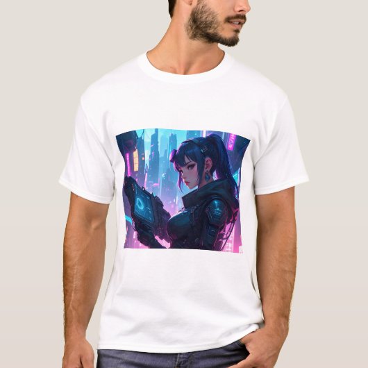 cyberpunk t-shirt (Voorkant)