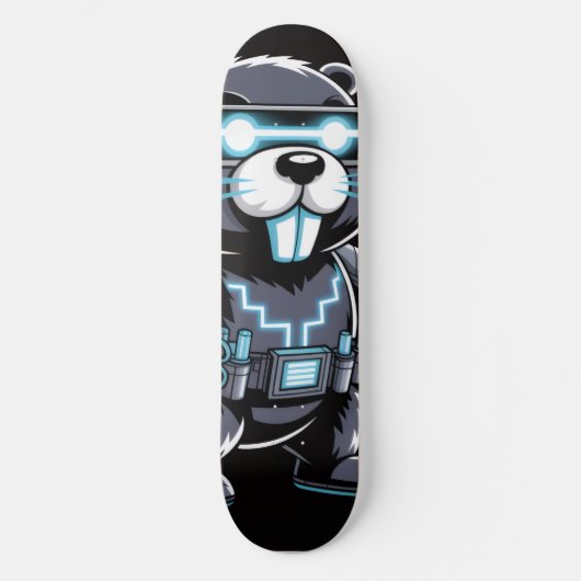 Cyberpunk Tech Beverdak Persoonlijk Skateboard (Voorkant)