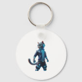 Cyberpunk Techwear Kat -  Sleutelhanger (Achterkant)