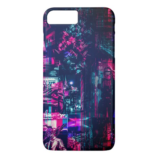 Cyberpunk-telefooncel Case-Mate iPhone Case (Achterkant)