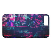 Cyberpunk-telefooncel Case-Mate iPhone Case (Achterkant (Horizontaal))