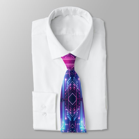 Cyberpunk Tie /Cyberpunk Krawatte Stropdas (Gebonden)