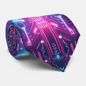 Cyberpunk Tie /Cyberpunk Krawatte Stropdas (Opgerold)