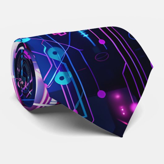 Cyberpunk Tie /Cyberpunk Krawatte Stropdas (Opgerold)