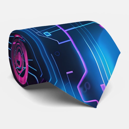 Cyberpunk Tie /Cyberpunk Krawatte Stropdas (Opgerold)