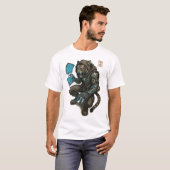 Cyberpunk Tiger (Hacker) T-shirt (Voorkant volledig)