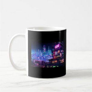 Cyberpunk Tokyo Ramen House Koffiemok