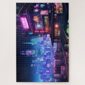 Cyberpunk Tokyo Ramen House Legpuzzel (Verticaal)