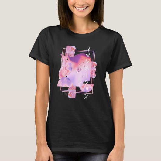 Cyberpunk Tokyo Streetslijet Aesthet T-shirt (Voorkant)