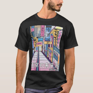 Cyberpunk Tokyo Streetslijet Aesthet T-shirt