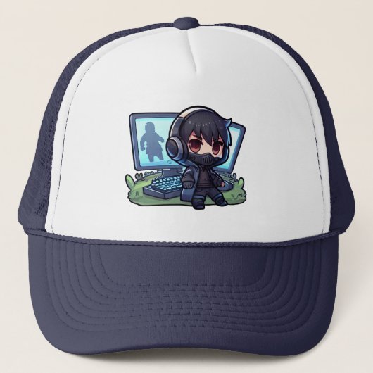 cyberpunk trucker pet (Voorkant)