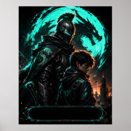 Cyberpunk Vader Zoon Poster