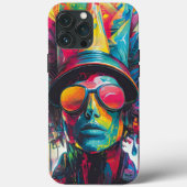 Cyberpunk Warrior Case-Mate iPhone Case (Achterkant)