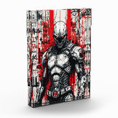 Cyberpunk Warrior Graffiti - Fotoblok (Links)