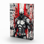 Cyberpunk Warrior Graffiti - Fotoblok (Rechts)