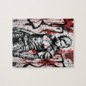 Cyberpunk Warrior Graffiti - Puzzel (Horizontaal)