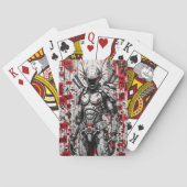 Cyberpunk Warrior Graffiti speelkaarten (Achterkant)
