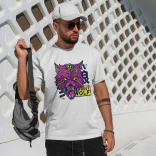 Cyberpunk Wolf T-shirt