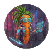 cyberpunk-wortel snijplank (Voorkant)