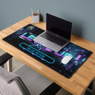 Cyberpunk XXL Bureaumat Niet-slip Gezoomde Rand