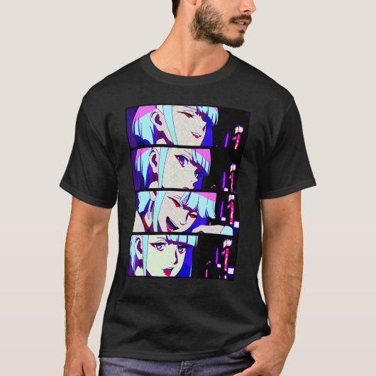 CYBERPUNKS LUCYS T-SHIRT (Voorkant)
